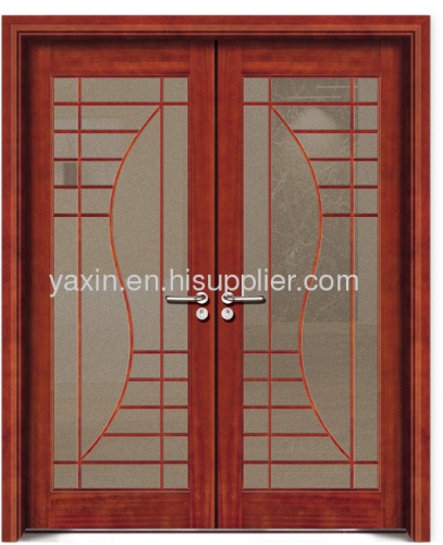 Solid wooden door