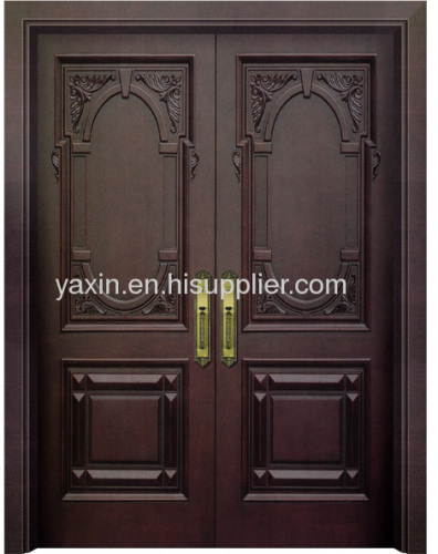 Solid wooden door