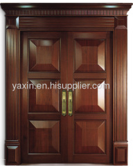 Solid wooden door