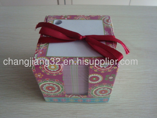 Dual memo paper box holder