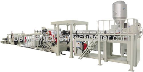 PVC wavy roofing production line