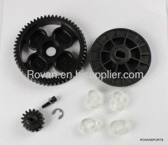 55T/19T metal high speed gear