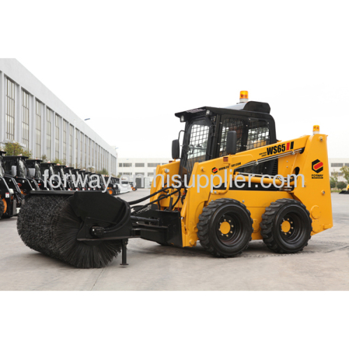 Skid Steer Loader WS65 with sweeper