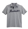 Grey color 100% carded cotton Man's Polo Shirt