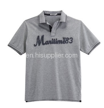 Man's turndown collar Polo Shirt