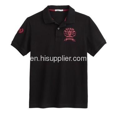 Black color man's Polo Shirt,