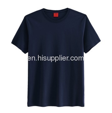Round neck T-shirt navy blue