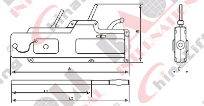 PULLING HOIST WITH STEEL BODY