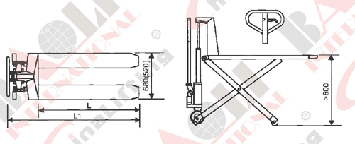 HAND SCISSORS LIFT