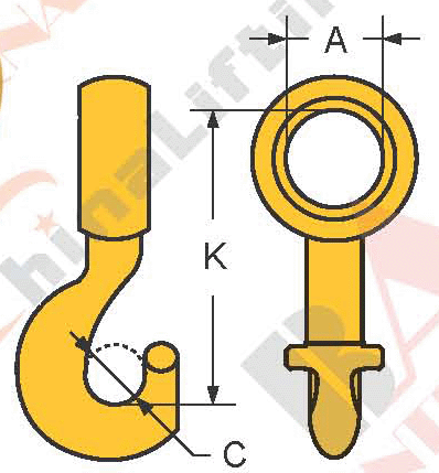 G80 EYE CHOKE HOOK
