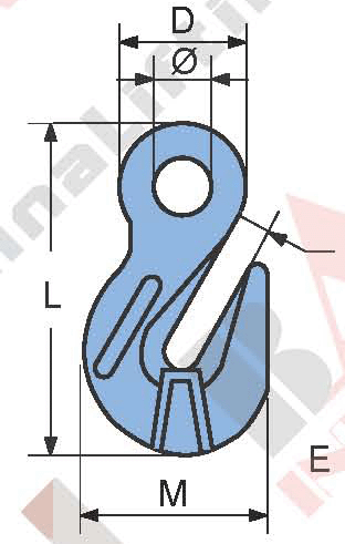 G100 EYE SHORTENING GRAB HOOK