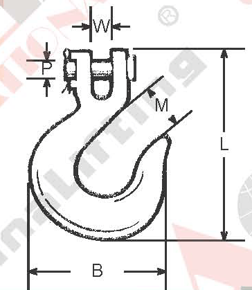 AUSTRALIAN CLEVIS SLIP HOOK
