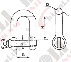 COMMERCIAL GALV. DEE SHACKLE 21008 21009 21010 21011 21012 21013 21014 21015 21016 21017 21018 21019 21020