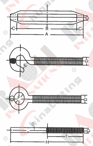 TURNBUCKLES FRAME TYPE(FORGED STEEL) 24258 24259
