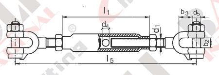 TURNBUCKLE DIN 1478