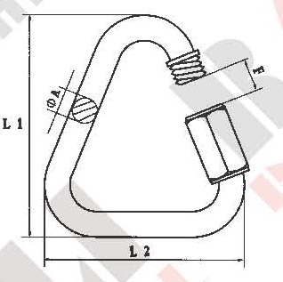 DELTA SHAPED QUICK LINK