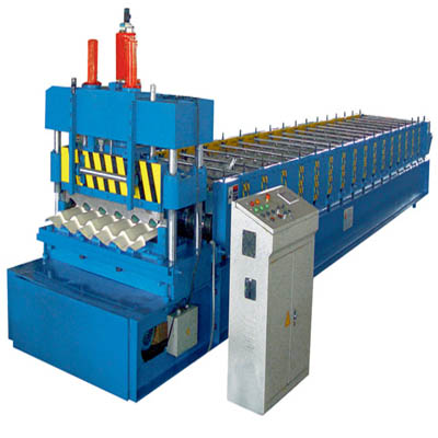 roofing tile forming machine