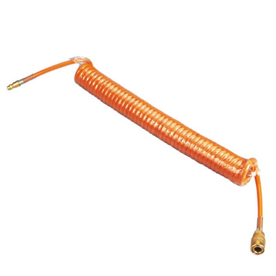 PU IN BRAID RECOIL HOSE WITH 1/4