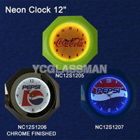 Neon Clock 12"