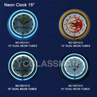 Neon Clock 15
