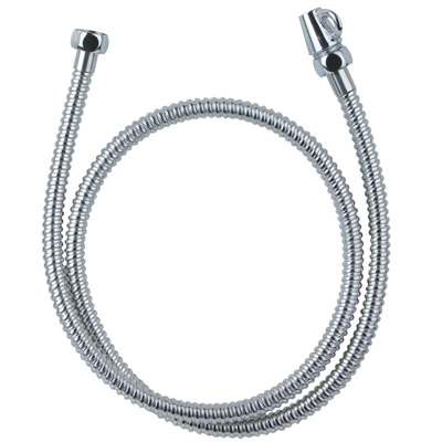 Stainless steel hose with plastic spray