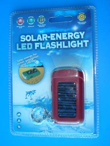 solar led flashlight