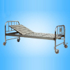 Stainless Steel Single Shake Bed (with castors)