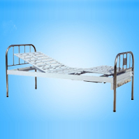 Steel Surface Two Shake Bed with Stainless Steel Bedside
