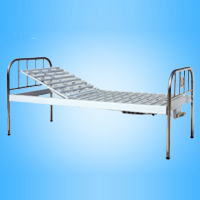 Steel Surface Single Shake Bed with Stainless Steel Bedside