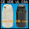 China ruijun ,E14&E27,E12&E26,B15&B22,CE,RoHS,VDE,UL,cULus,CSA,SAA,lamp holder,lampholder,blubholder@ruijun.com