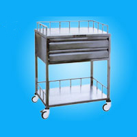 Stainless Steel Trolley For Sending Oral Drug