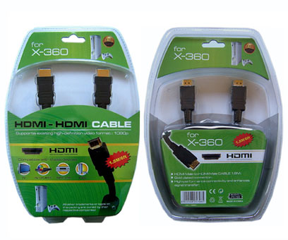 Xbox 360 HDMI cable, game accessories for xbox 360