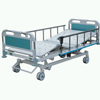 ICU Electric 5-Function Super Nursing Bed with Plastic-Steel Bed Head