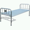 Flat Bed with Stainless Steel Bed Head and Steel Strip Surface