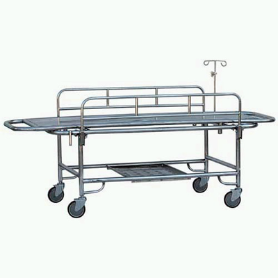 Stainless Steel Stretcher Trolley with Four Truckles