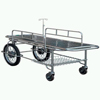 Stainless Steel Stretcher Trolley with Motorcycle Wheels