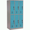 Steel Plastic-spray 6-Door Clothes Changing Cabinet