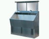 Stainless steel wash basin with 2 auto inductive taps