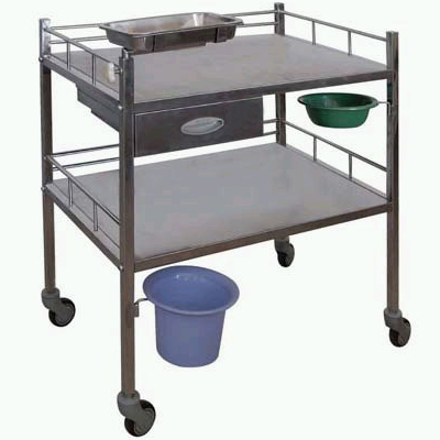 dressing change trolley