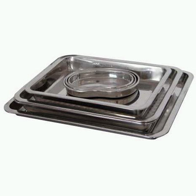 steel square tray