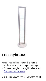 freestyle poster stand