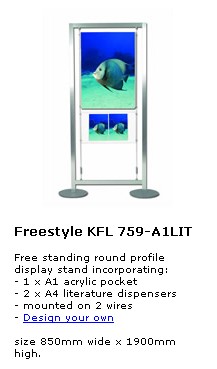 freestyle display stand