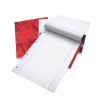 Red blank paper NOTE pad