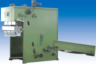 Fiber bale opening machine