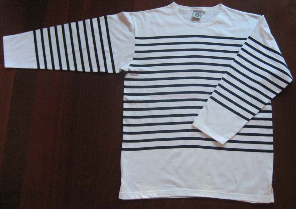 Long Sleeve Print Stripe