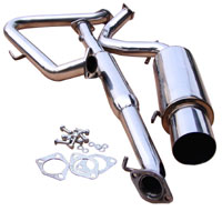 stainless steel exhaust cat back