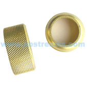 brass knurling nut