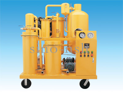 lubrication oil filtering and treatment plant