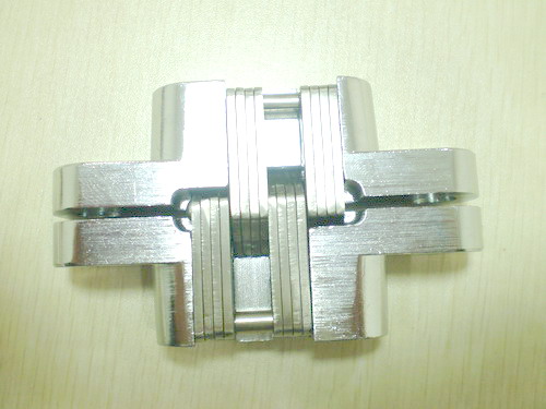 zinc alloy invisible hinges,(concealed hinge) wz SC plated finish