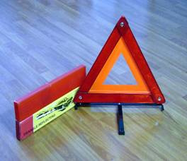 Red Warning  triangle